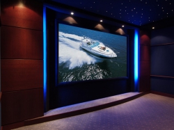 Salle de cinéma privé show room avant