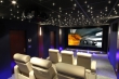 Salle de cinéma privé 3D vue du fond