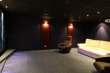 salle de cinéma privé panneau décor acoustiqu